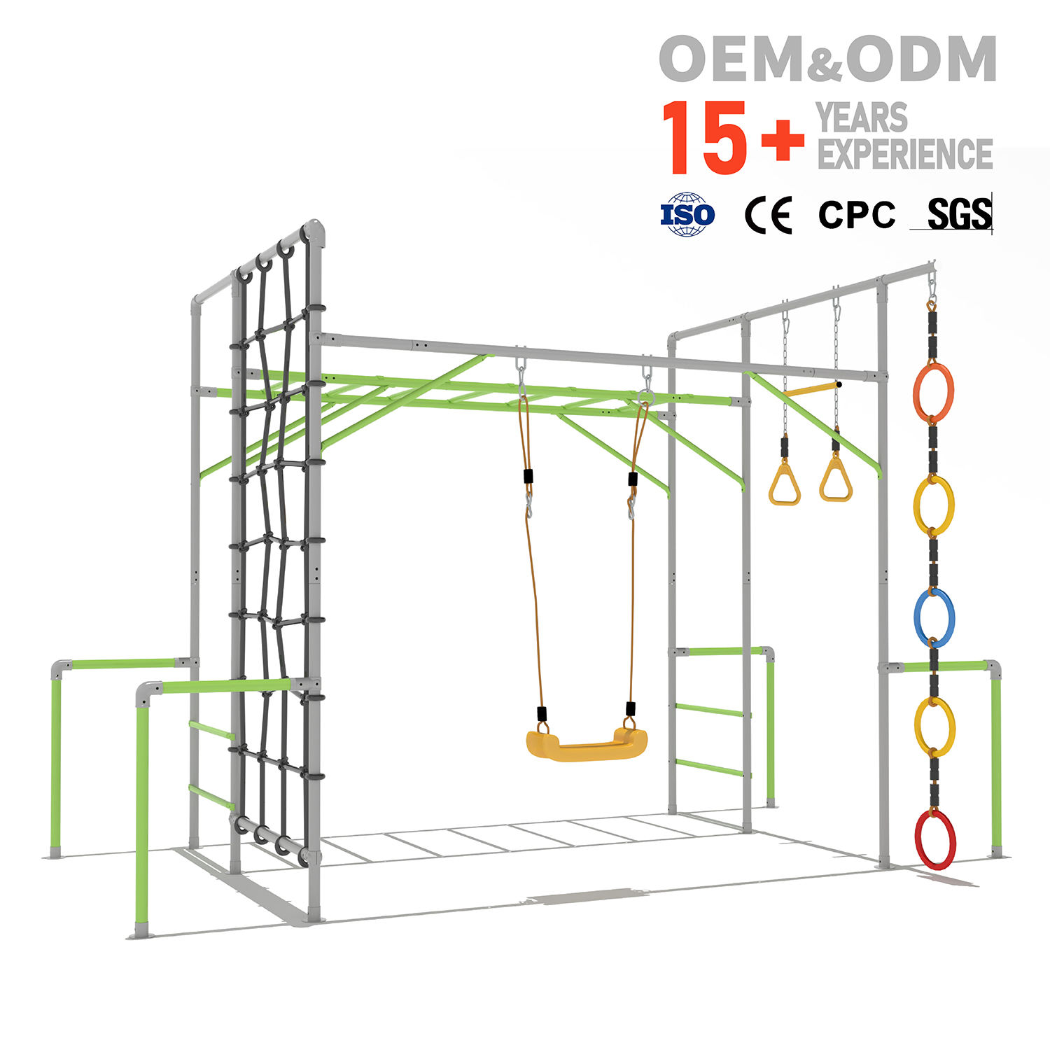 Kids Outdoor Climbing Frame - Детский игровой комплекс для лазания, уличная
