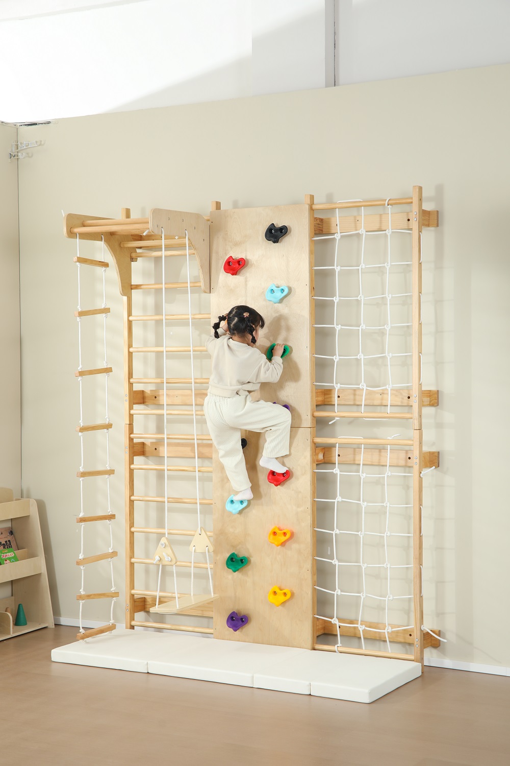 В наличии: Детская деревянная  – обзор и цена Kids Outdoor Climbing Frame