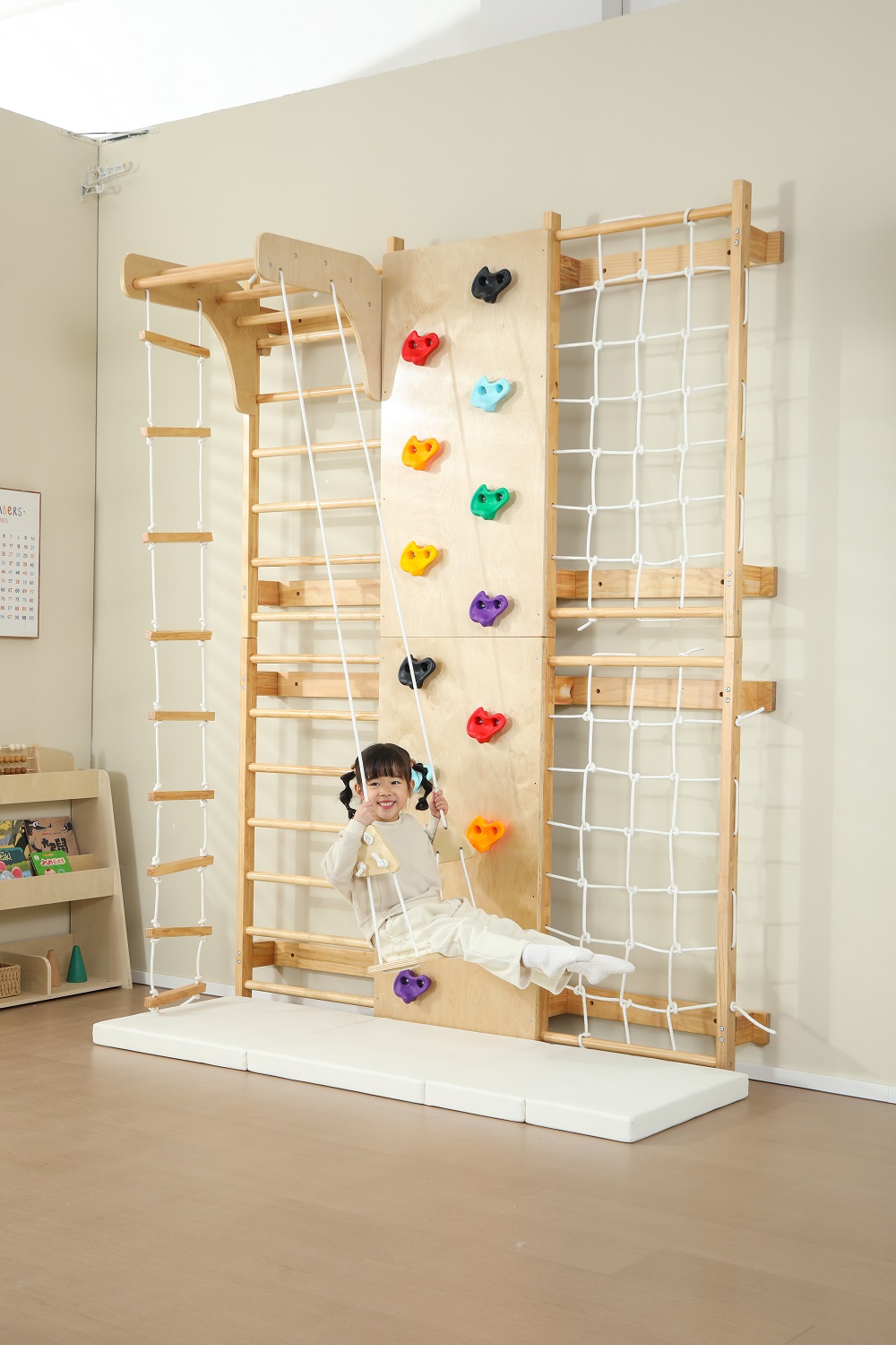 В наличии: Детская деревянная  – обзор и цена Kids Outdoor Climbing Frame